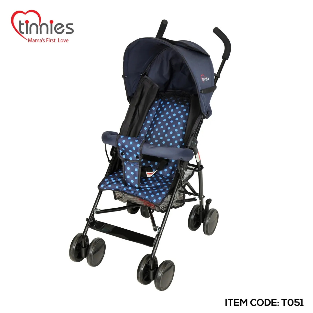 TINNIES BABY BUGGY-BLUE