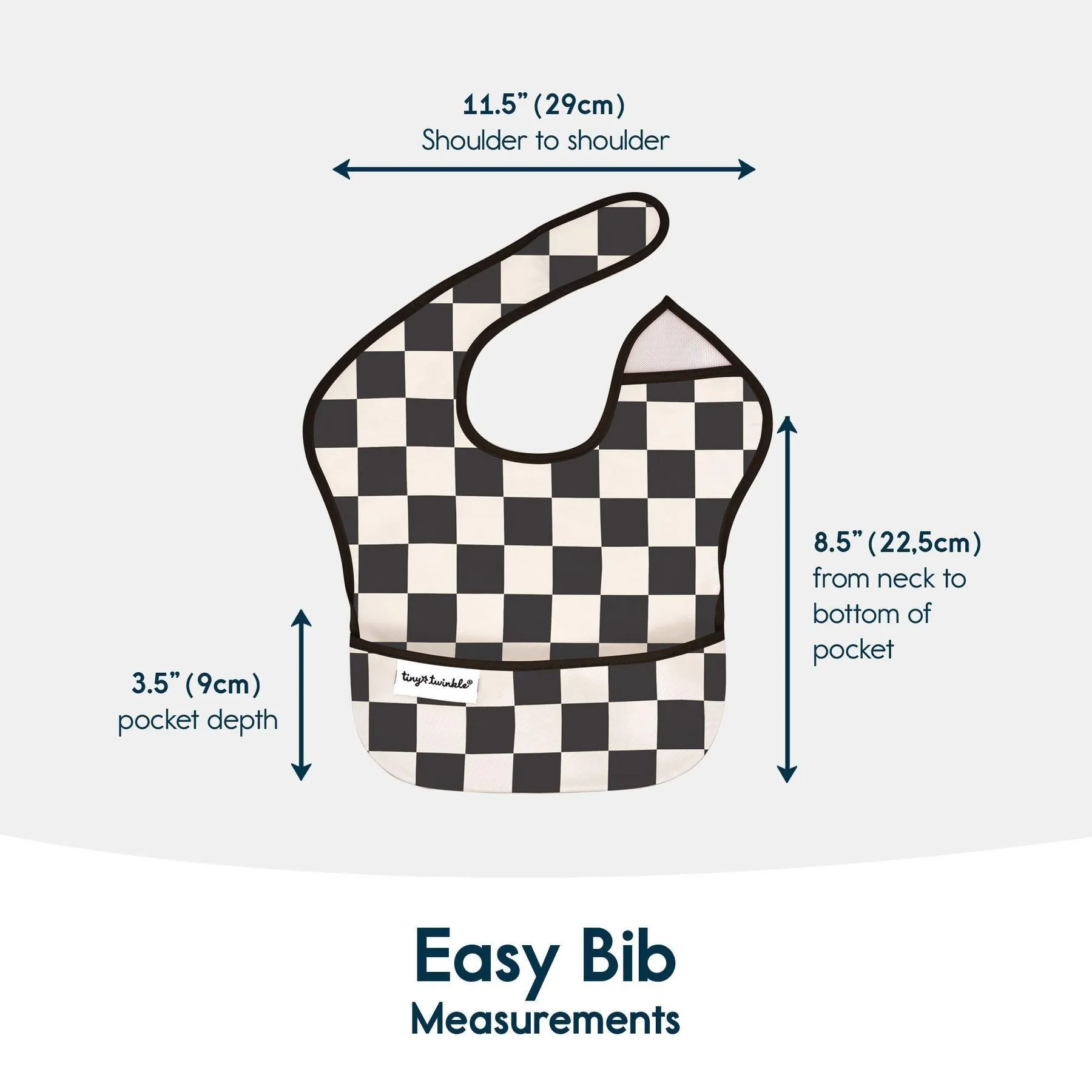Tiny Twinkle Mess proof Easy Bib 3 Pack