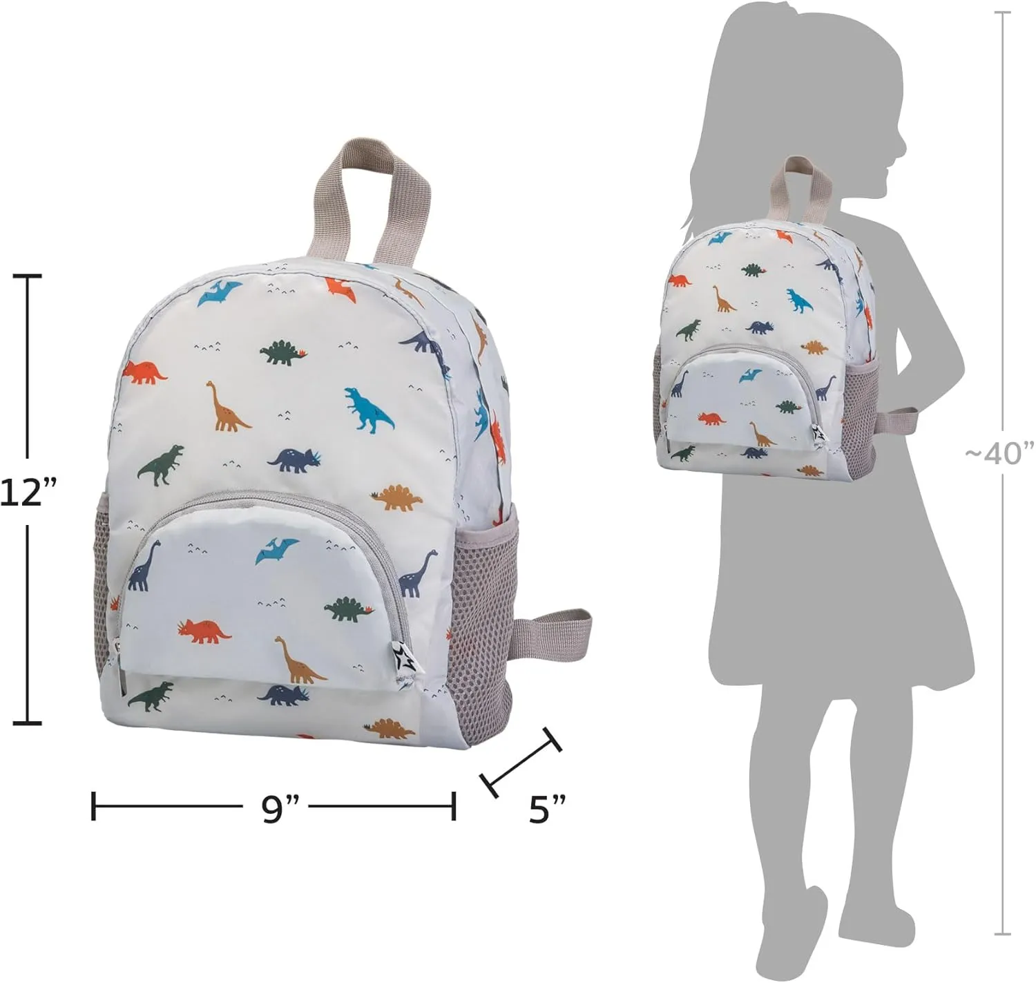 Tiny Twinkle Toddler Backpack – lightweight, waterproof, folds up into pouch. Great for travel, daycare, beach, swim school
