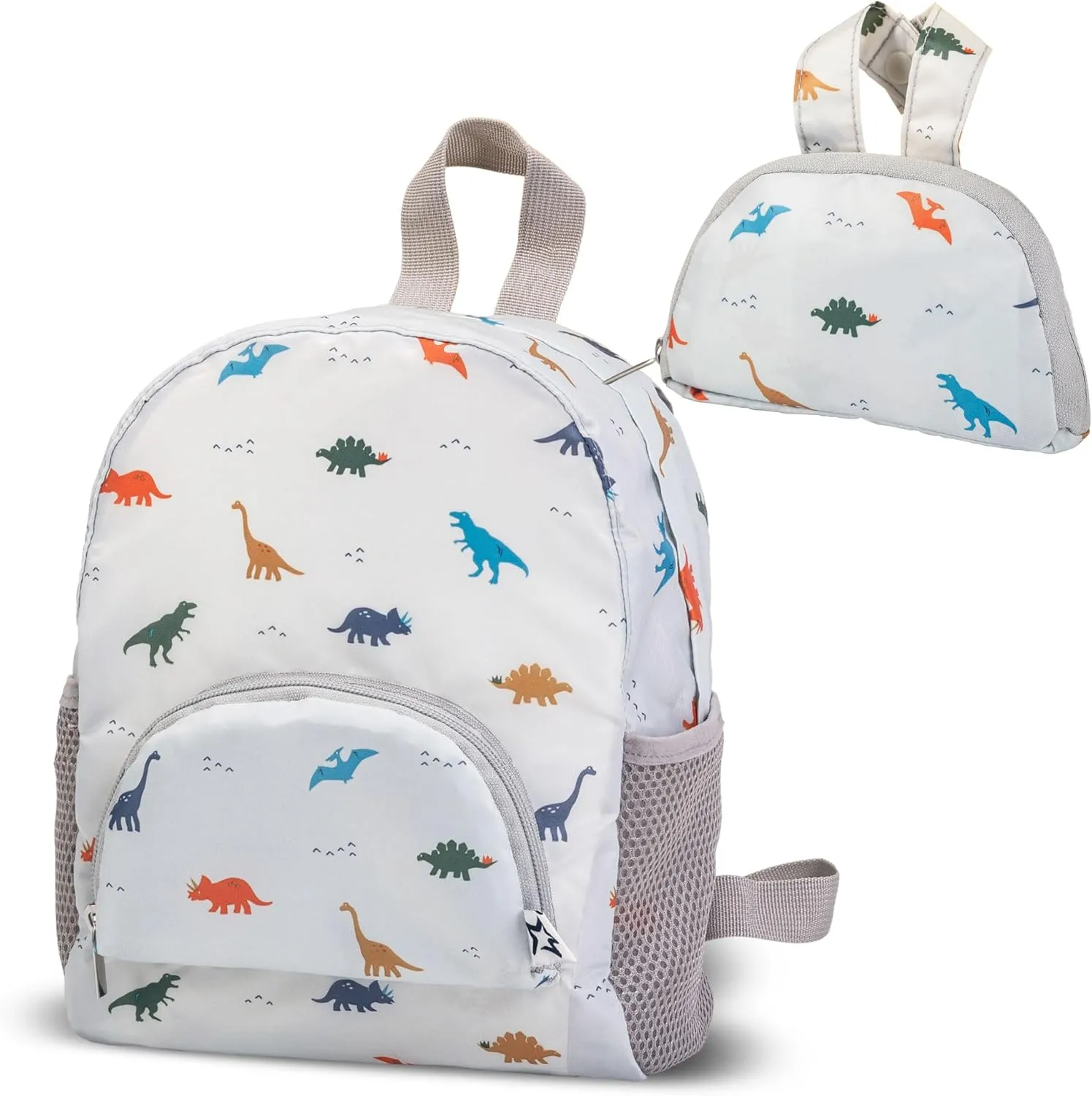 Tiny Twinkle Toddler Backpack – lightweight, waterproof, folds up into pouch. Great for travel, daycare, beach, swim school
