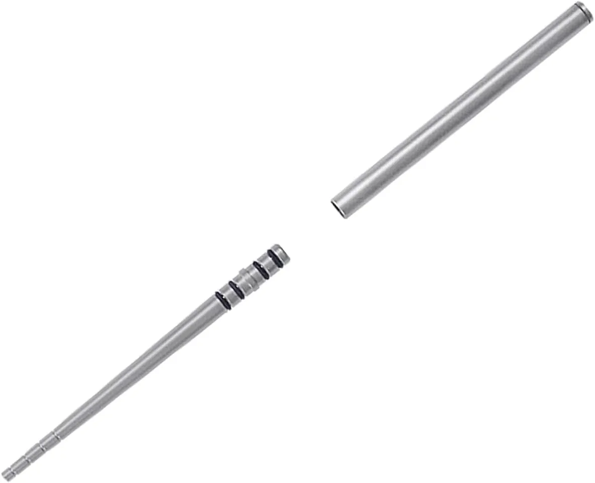 Titanium Chopsticks, Ultralight Utensil Titanium Collapsible Folding Travel Chopsticks - Perfect for Camping, Hiking, Backpacking Bushcraft, Office & Home