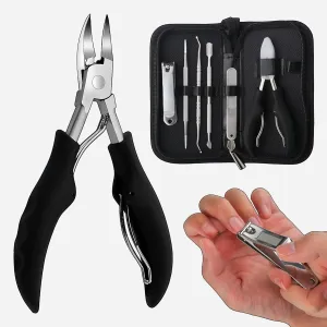 Toenail Clippers for Thick Nails,Large Nail Clippers for Thick & Ingrown Toenails for Men and Adults, Seniors, Predicure, Professional, Super Sharp Curved Blade Grooming Tool