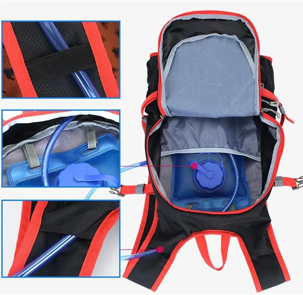 Trail Running Vest,black Running Vest,Marathon Cycling Essential, Hydration Backpack with Helmet Mesh Pocket