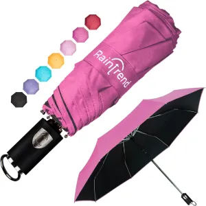 Travel Mini Umbrellas for Rain & Sun UV Protection Compact Folding Automatic Lightweight and Small Сollapsible Windproof Umbrella Women