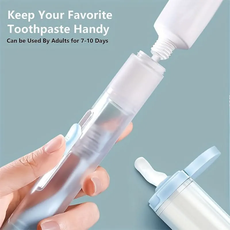 Travel Toothbrush Kit – 2-Pack, Soft Bristles, Compact & Portable for Travel