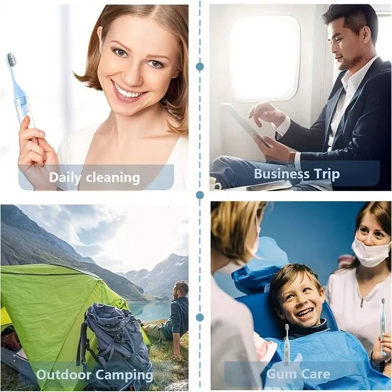 Travel Toothbrush Kit – 2-Pack, Soft Bristles, Compact & Portable for Travel