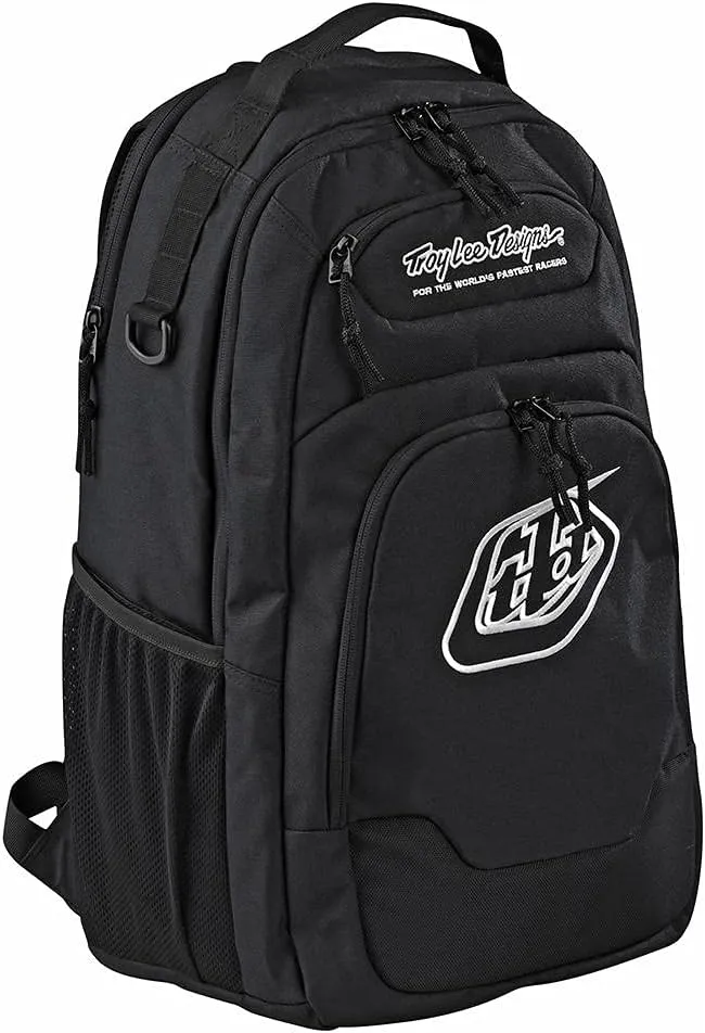 Troy Lee Designs Albek Whitebridge Lightweight Universal Gear Work Laptop Backpack. 19.6 inch Length. Black