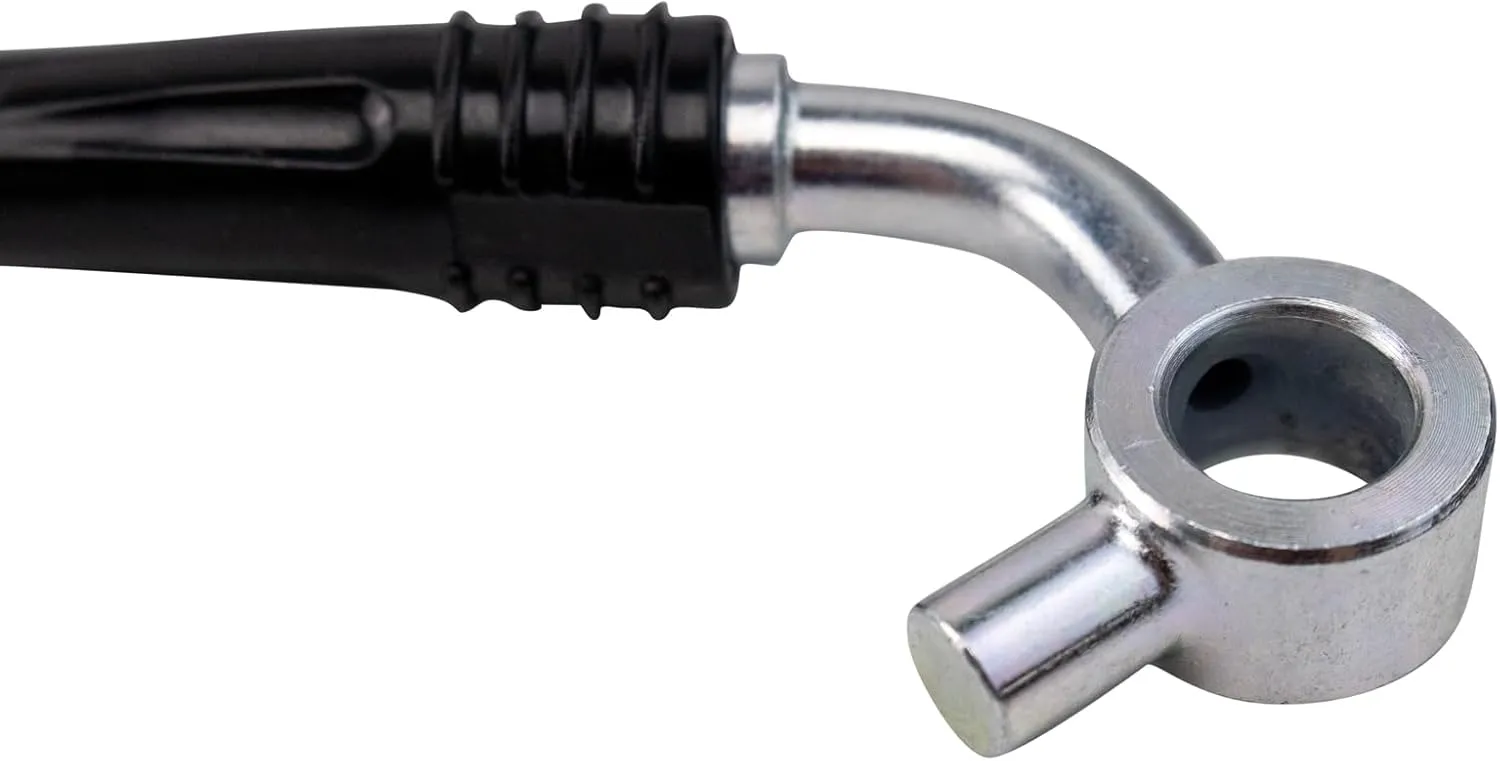 TRQ Rear Performance Brake Hose Set Compatible with 2007-2011 Honda CR-V