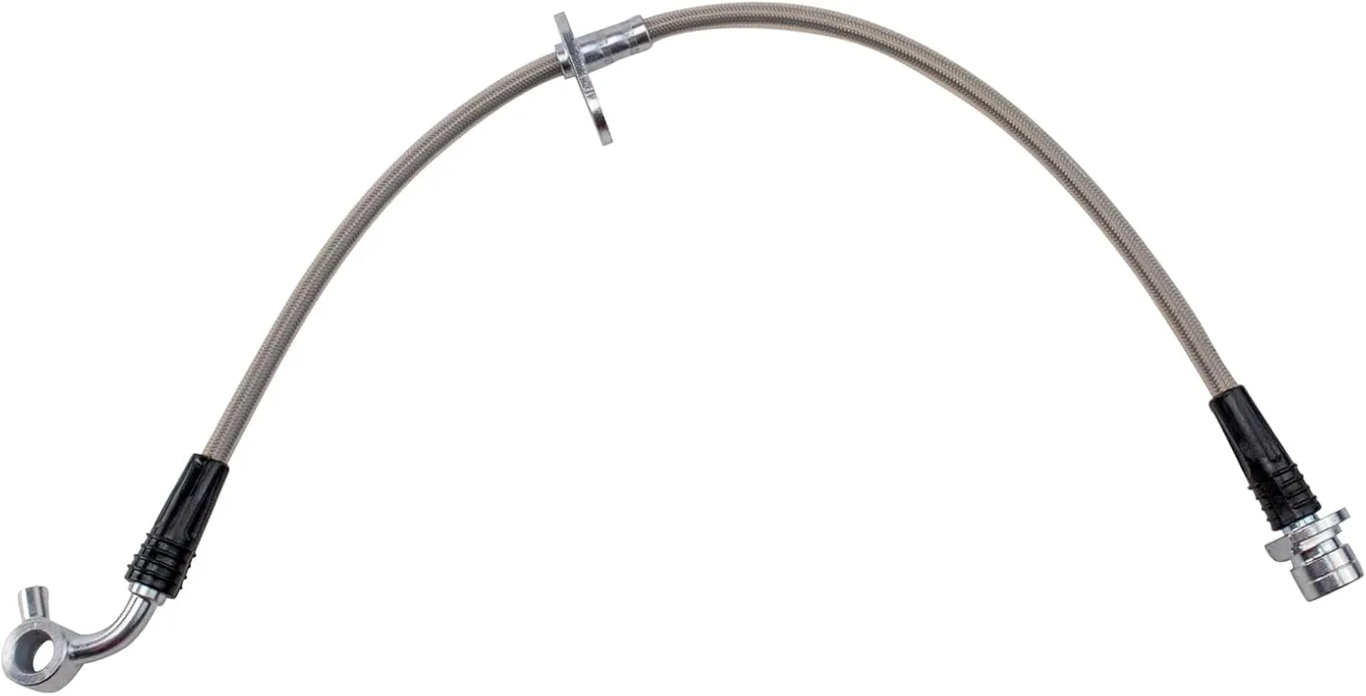 TRQ Rear Performance Brake Hose Set Compatible with 2007-2011 Honda CR-V