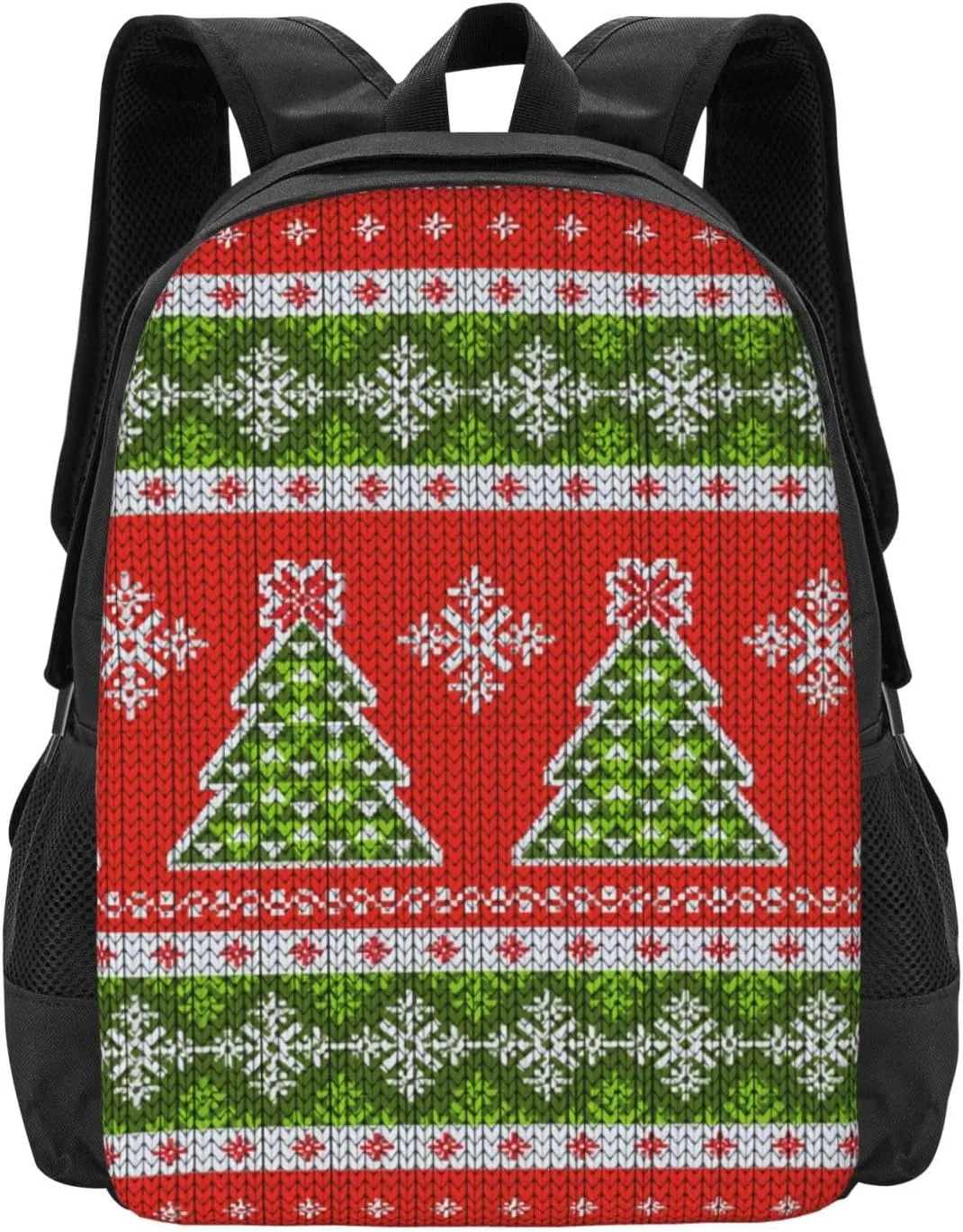 Ugly Sweater Christmas Lightweight Packable Backpack Travel Casual Hiking Daypack Foldable Backpack For Men Women