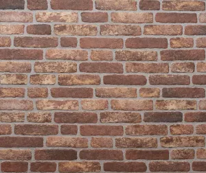 Ultralight Loft Brown Nuance HD Printed – 3D EPS Foam Wall Panels – Easy DIY Installation – Loft Brick Look – 4 Pack