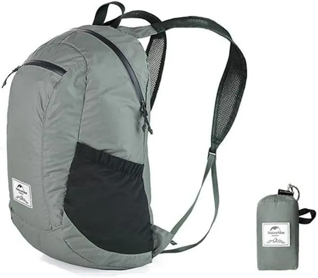 ultralight waterproof backpack – ideal for outdoor adventures & travel gray