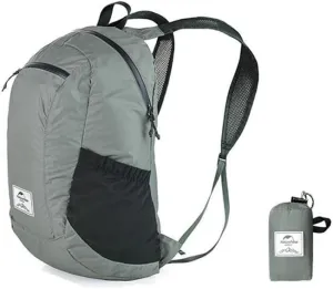 ultralight waterproof backpack – ideal for outdoor adventures & travel gray