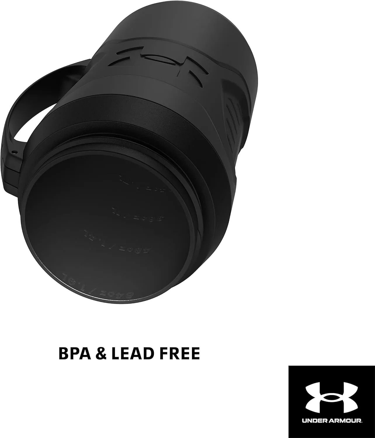 Under Armour Sports Water Jug, 64oz Insulated Water Bottle w/Handle, Half Gallon, Fence Hook, Leak Resistant, Baseball, Football & More
