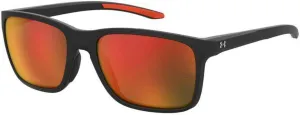 Under Armour UA0005/S Hustle Rectangular Sunglasses for Men   BUNDLE with Designer iWear Eyewear Kit