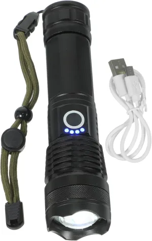 Uonlytech Rechargeable Led Flashlight Camping Lantern Outdoor Light for Hiking Emergency Dog Walking
