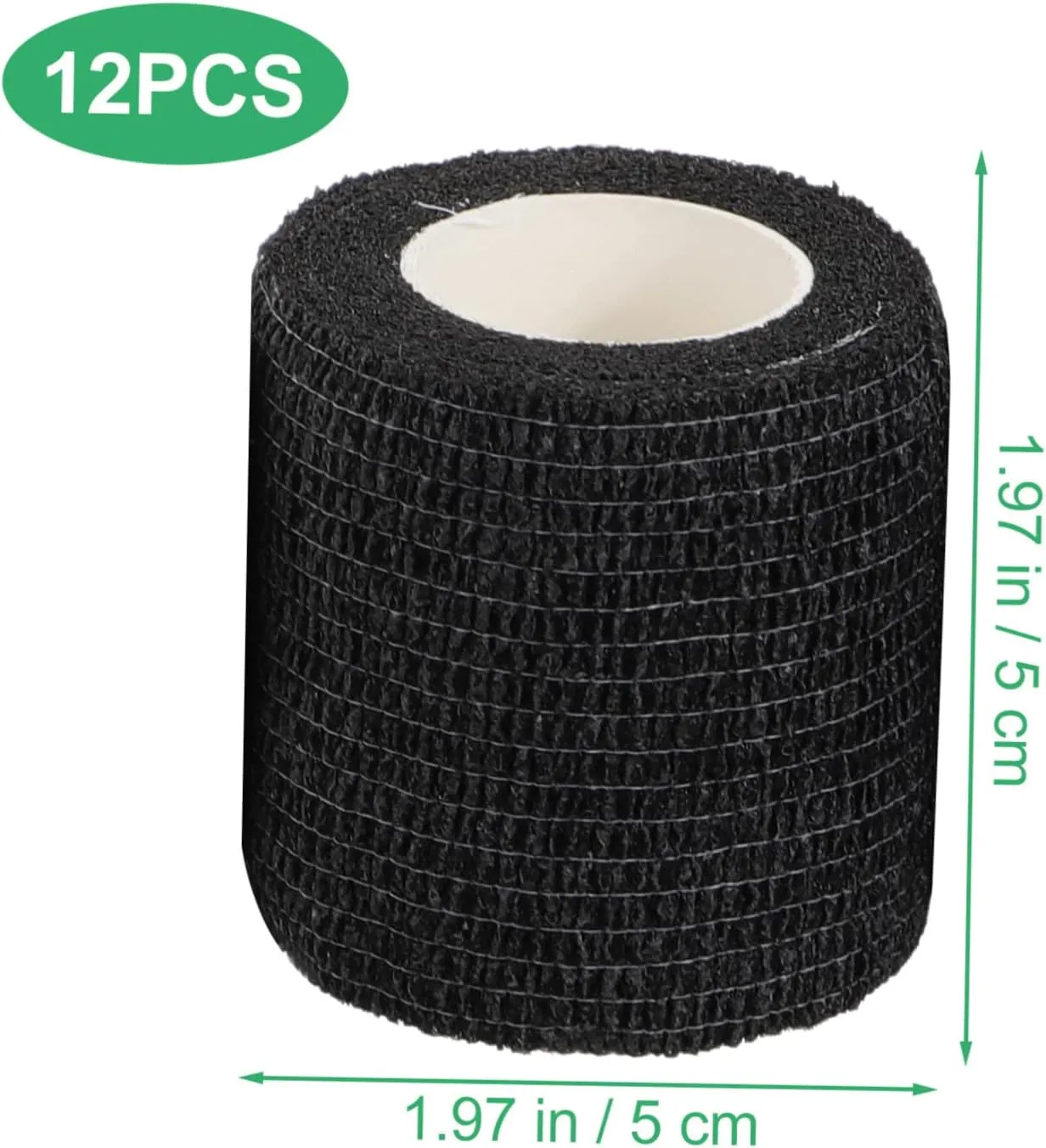 UPKOCH Self Adhesive Grip Elastic Bandages for Sports High Elasticity Handle Lightweight