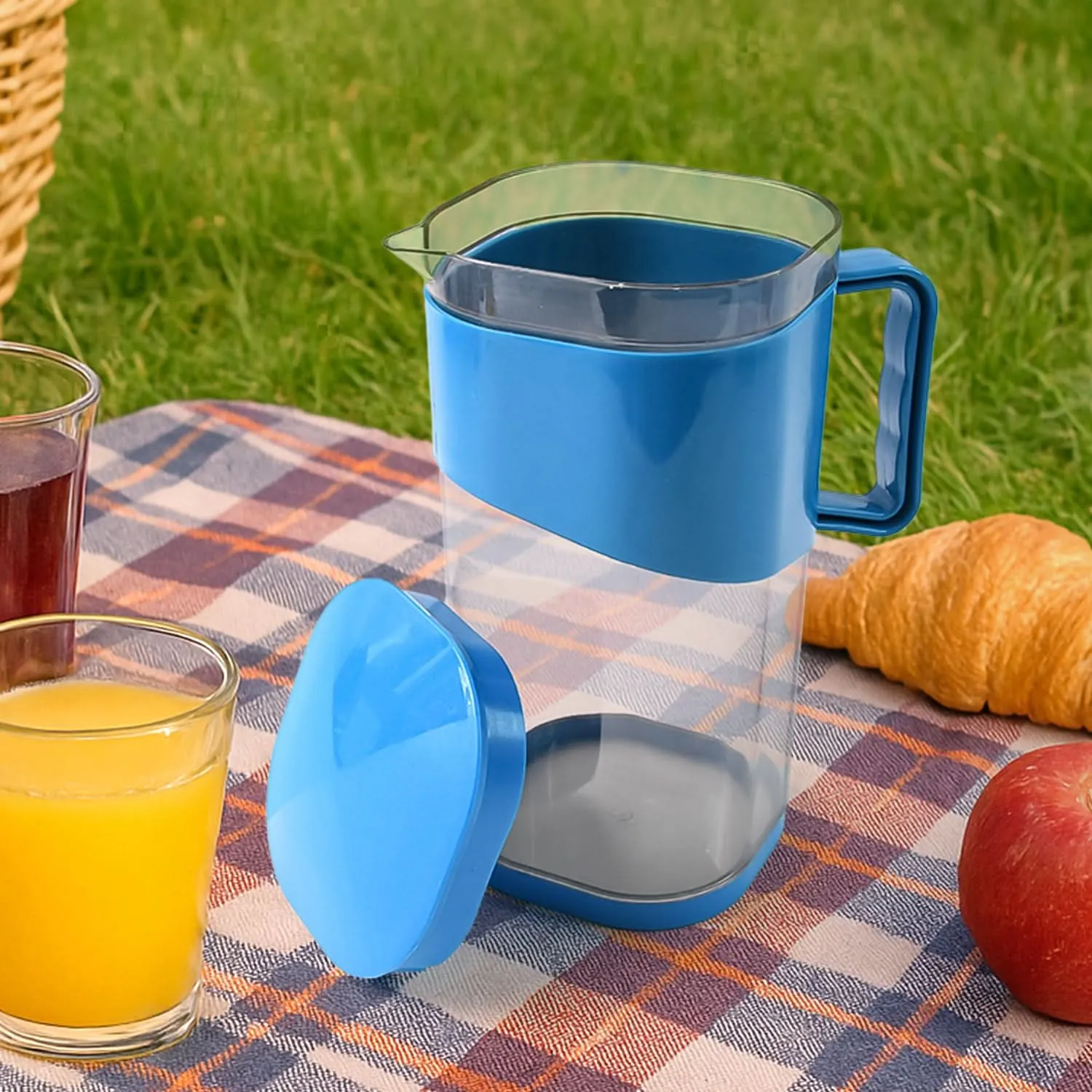 Urban Plastic Water & Juice Jug – 1.8L BPA-Free Jug with Lid & Handle