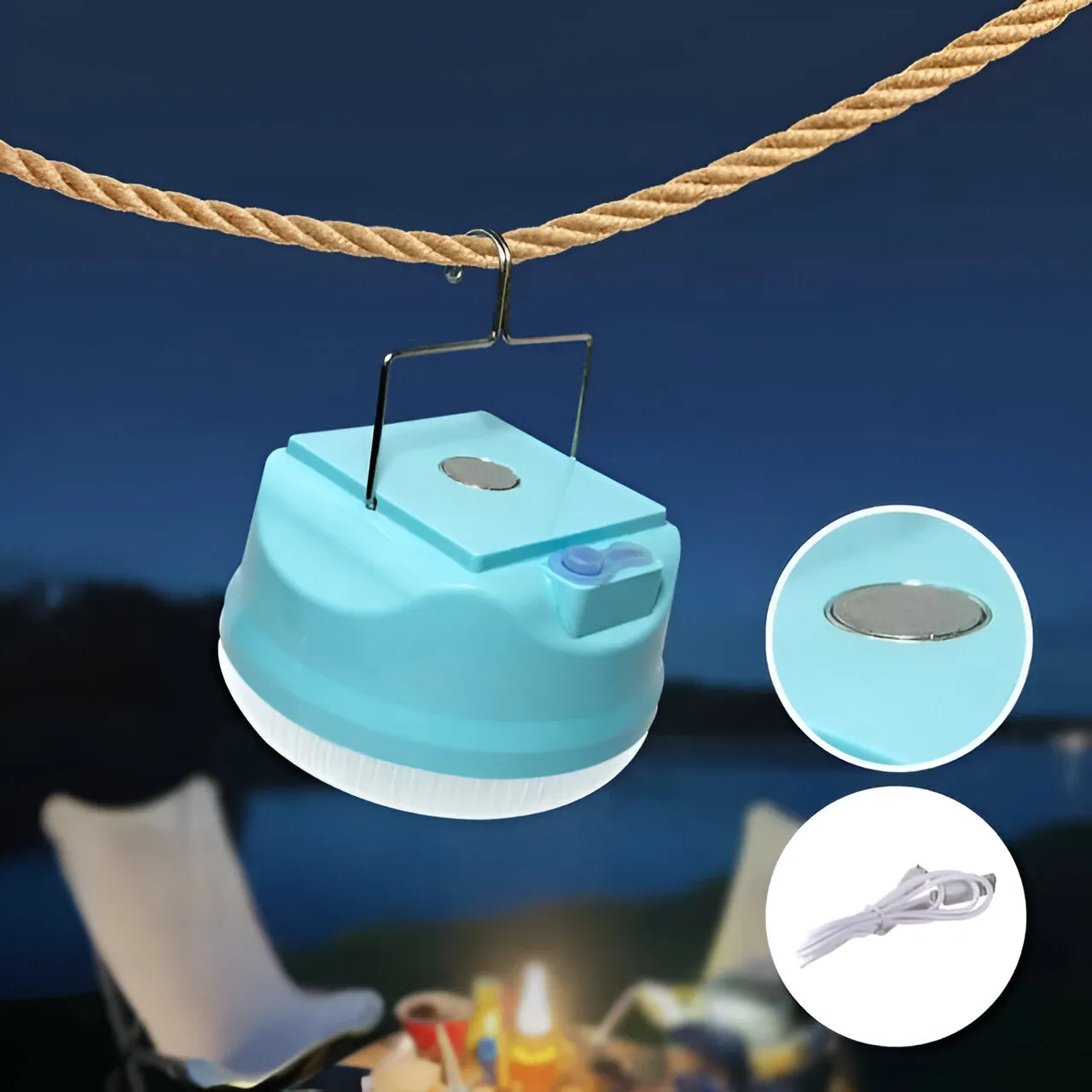 USB camping LED Light Rechargeable 100 WATT