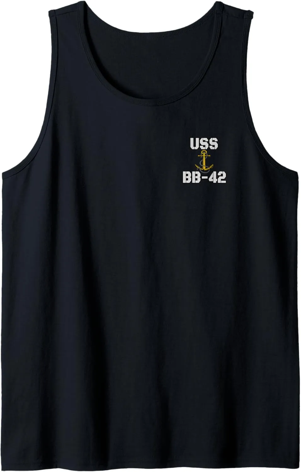 USS Idaho BB-42 Battleship Veterans Day Warship Front&Back Tank Top