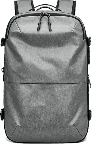 Vacspace Backpack, Prestora Pack, Vacuum Seal Travelm, Vacpack With Vacuum, Pump And Lock,Airbag Backpacks Carry On Flight With Usb Charging Port,Vacuum Seal (Gray)