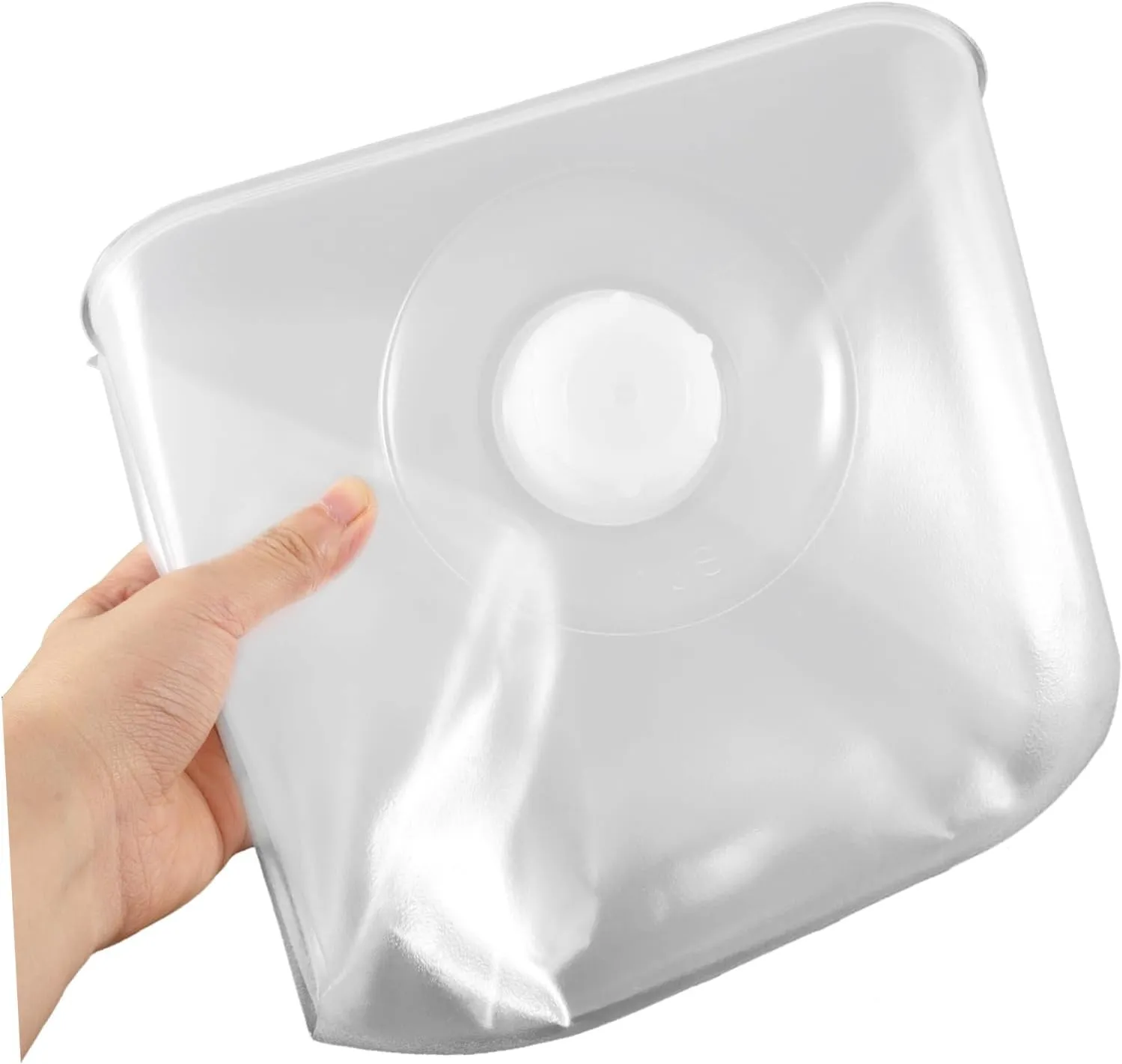 VANZACK Outdoor Water Storage Container 10l Folding Water Tank Collapsible Camping Bucket Spout for Travel