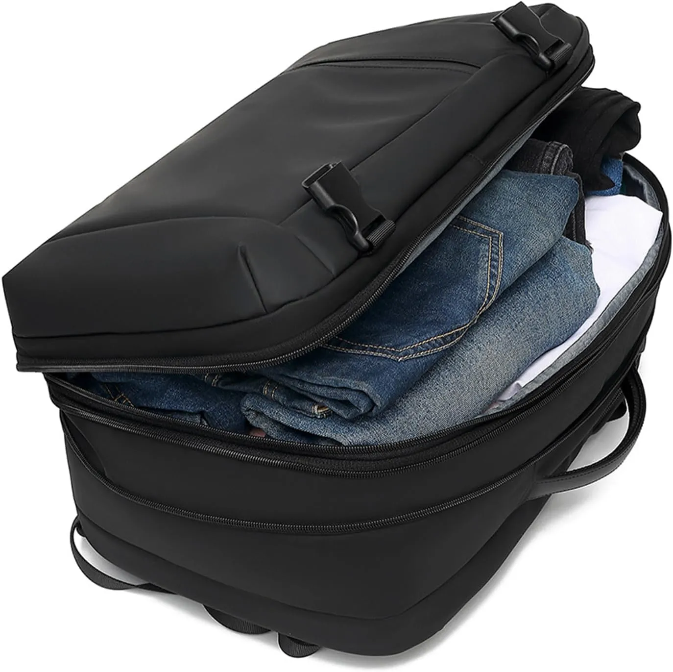 Veloussette Prestige Space Bag, Veloutte Travel Backpack, Travel Backpack with Vacuum System, with Inflation Pump (#02)