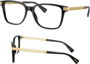 Versace VE3340U Greca Eyeglasses Frame with eSHADES Luxury Eyewear kit Bundle