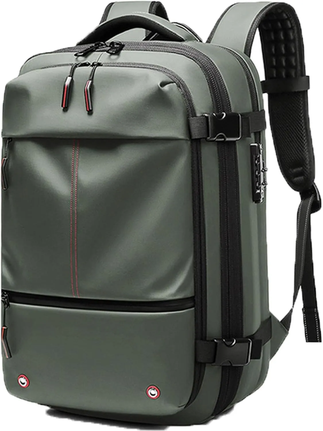 Voyagevac Backpack, 2025 Upgraded 60l Expandable Backpack with Vacuum Compression (Green 1.0)