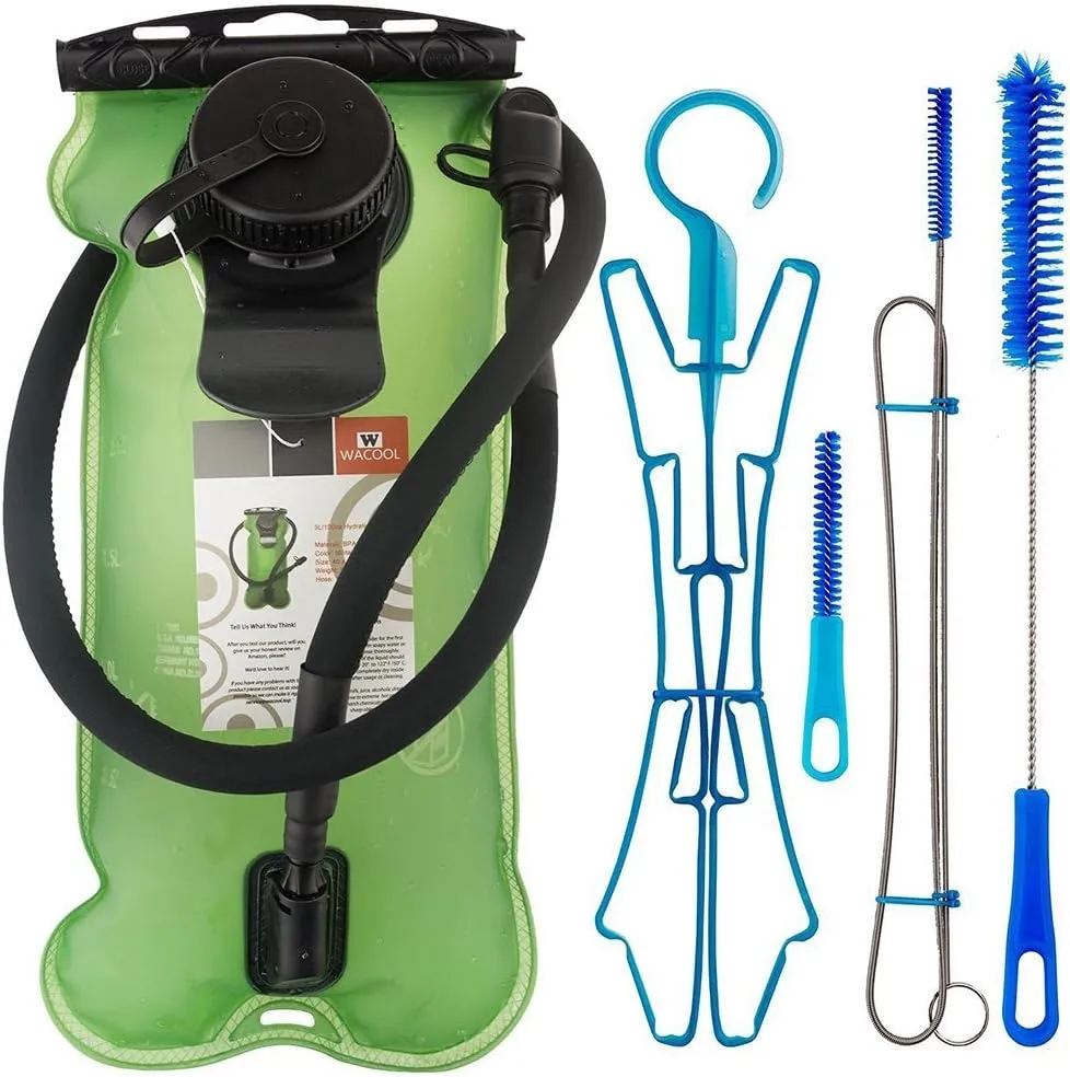 WACOOL 3L 3Liter 100oz BPA Free EVA Hydration Pack Bladder, Leak-Proof Water Reservoir