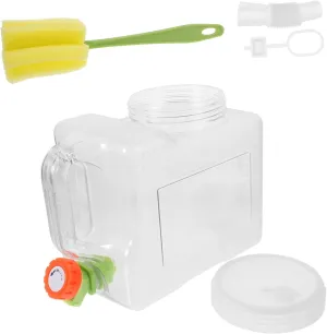 Wakauto 3l Camping Water Storage Tank Spigot Portable Collapsible Water Container for Hiking Outdoor Activities Emergency