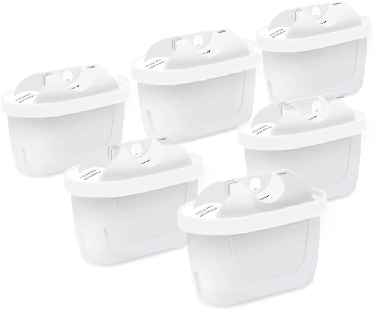Water Filter for All BRITA,Compatible with Brita Maxtra/Mava,Maxtra , Fit for Mavea,Marella jug Pitcher Replacement Cartridge, Reduce Limescale and Impurities. … (6)