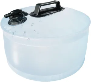 Water Jug, Camping Water Container, Portable Foldable Water Canteen with Spigot & Reinforced Handles, Water Storage Containers for Outdoor Sport, Camping Riding Mountaineer Backoacking (transparent)