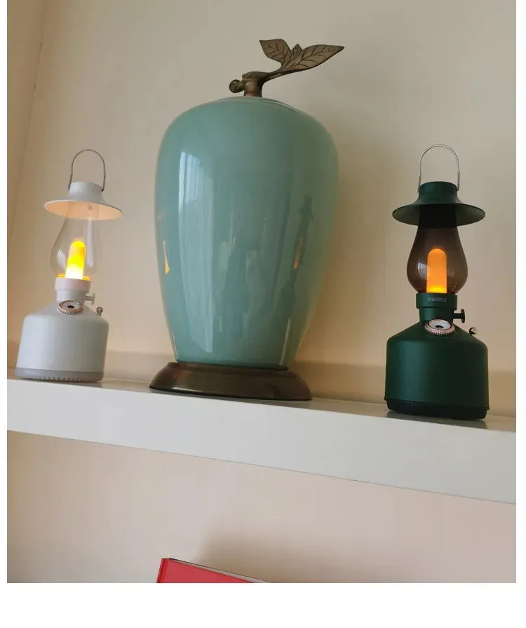 Wireless Air Humidifier & Camping Lamp – USB Rechargeable Aromatherapy Diffuser with LED Light