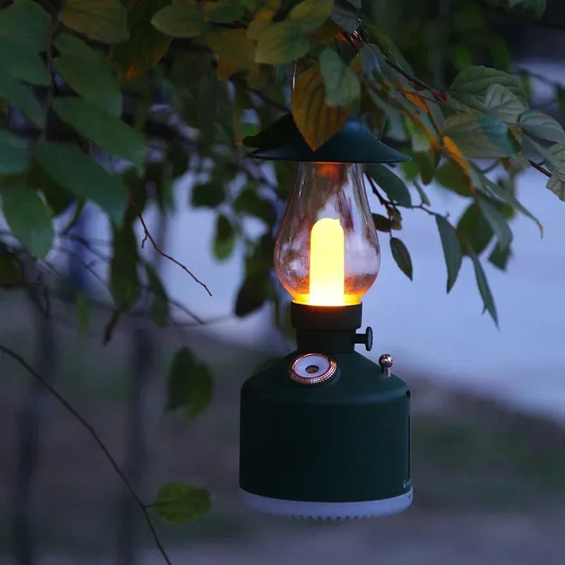 Wireless Air Humidifier & Camping Lamp – USB Rechargeable Aromatherapy Diffuser with LED Light