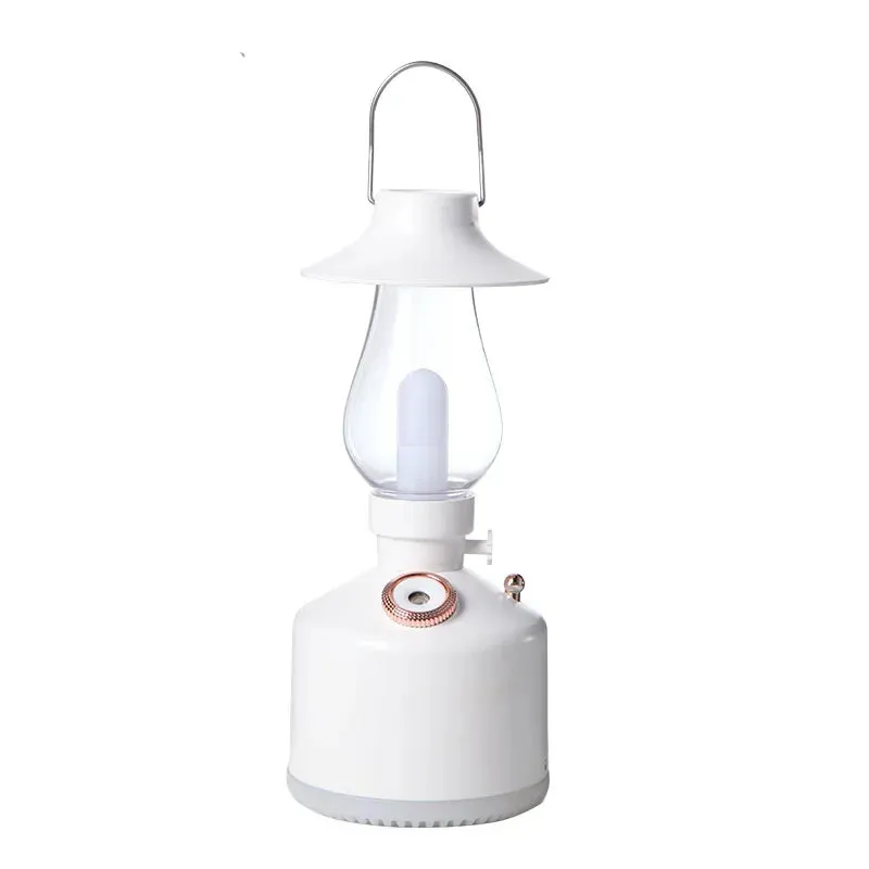 Wireless Air Humidifier & Camping Lamp – USB Rechargeable Aromatherapy Diffuser with LED Light