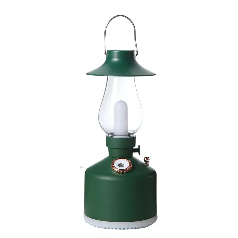 Wireless Air Humidifier & Camping Lamp – USB Rechargeable Aromatherapy Diffuser with LED Light