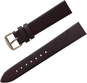 XLCZMYL Plain Weave Leather Watch strap 12 14 16 18 20 22 mm leather Watch band with Gold Pin buckle,14,12mm