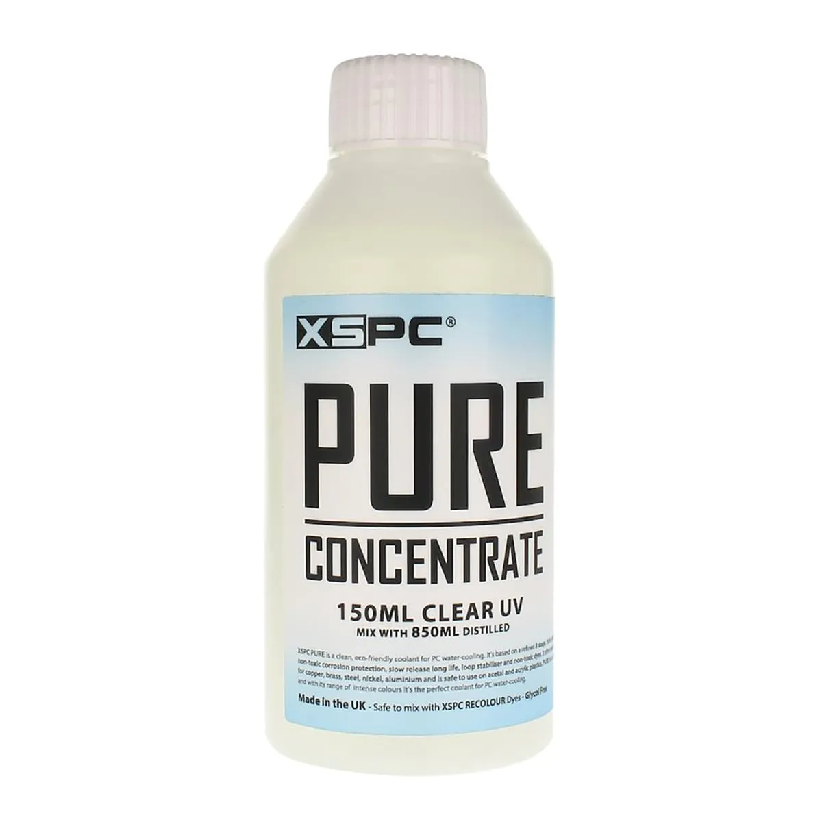 XSPC Pure Distilled Concentrate Coolant, 150ml, Clear UV