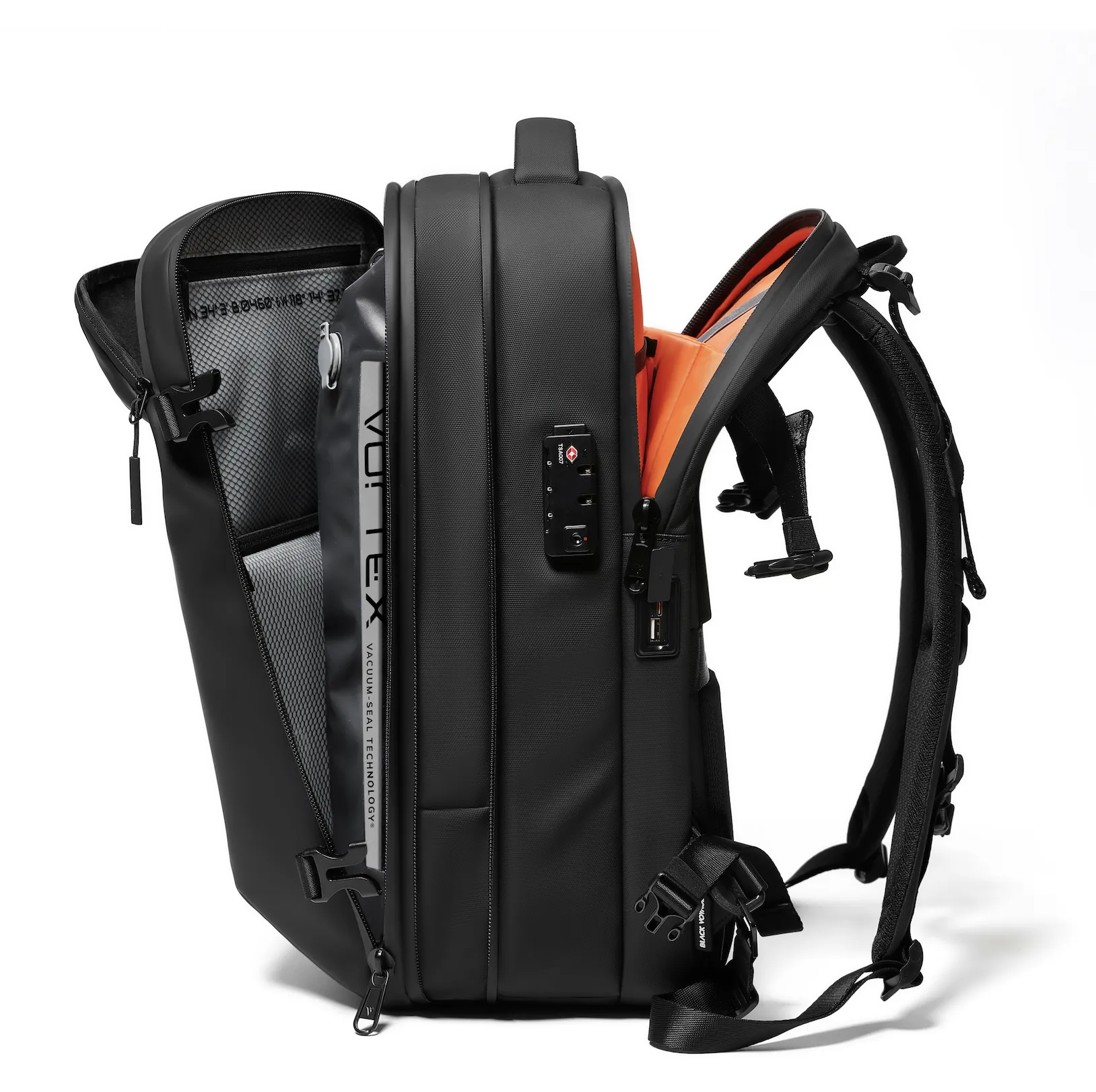 Zephyr - 60L Vortex Vacuum-Seal Air Compression Travel Backpack
