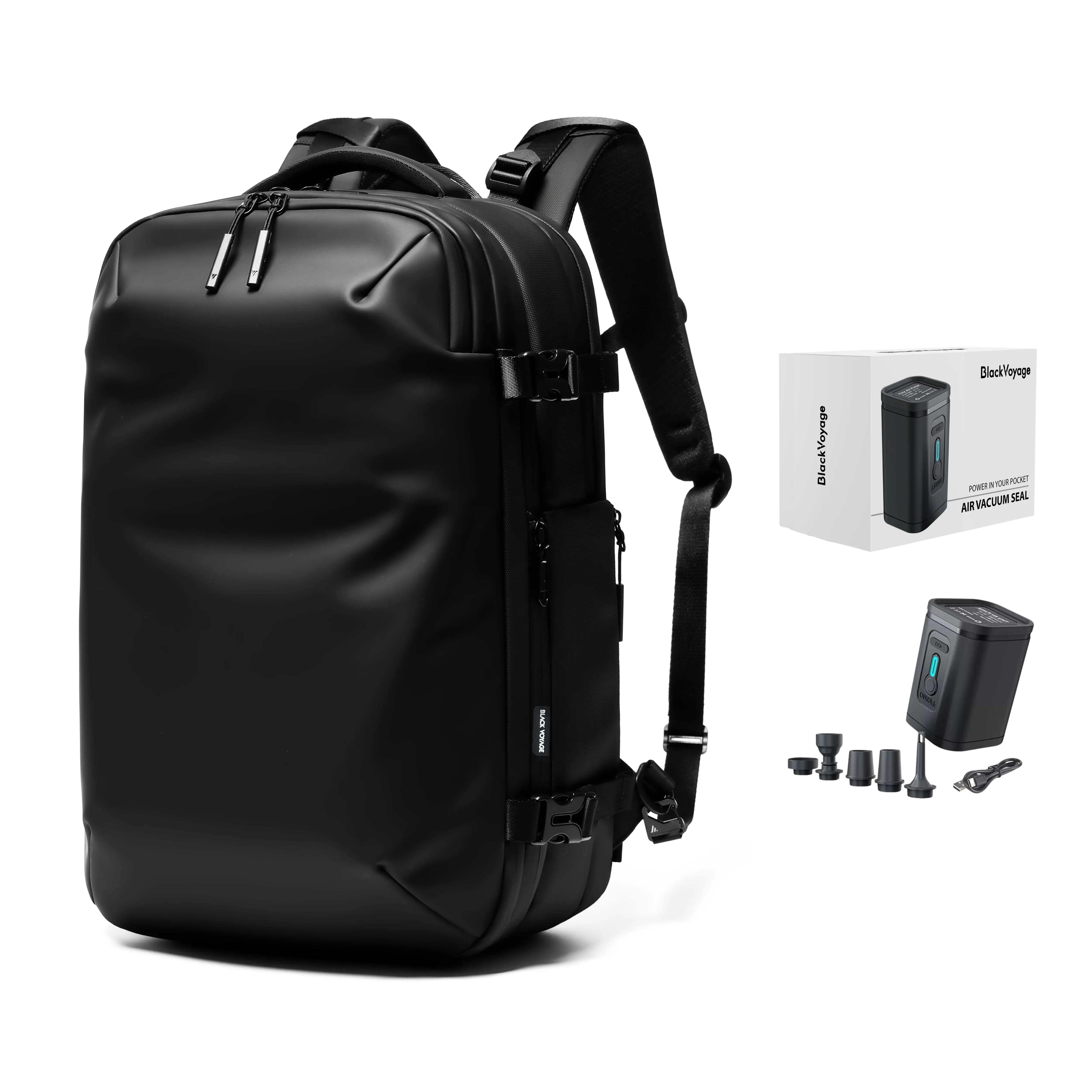 Zephyr - 60L Vortex Vacuum-Seal Air Compression Travel Backpack