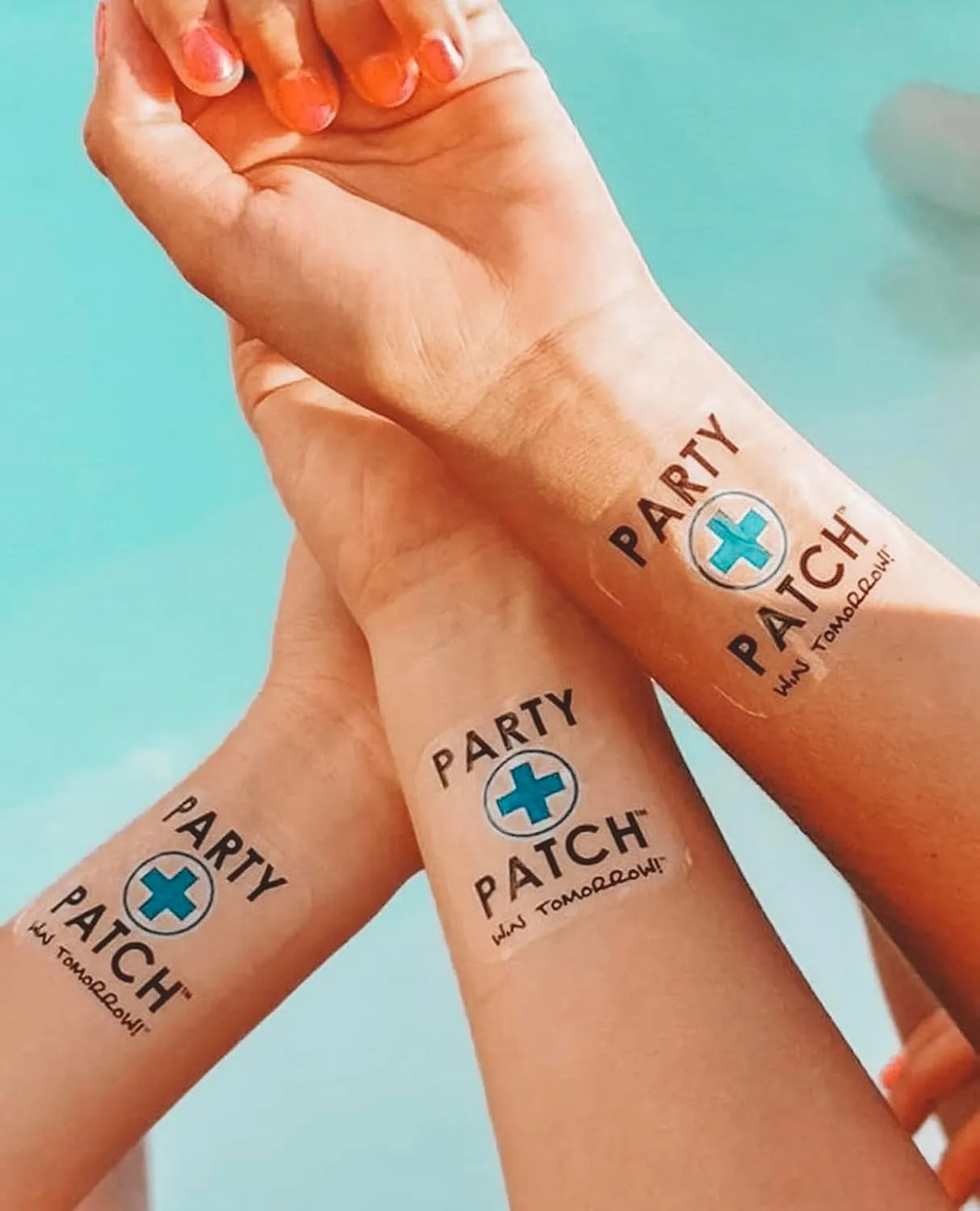 Zero Calories, Water-Resistant Recovery Patch for Parties and Nights Out - 5 Pack