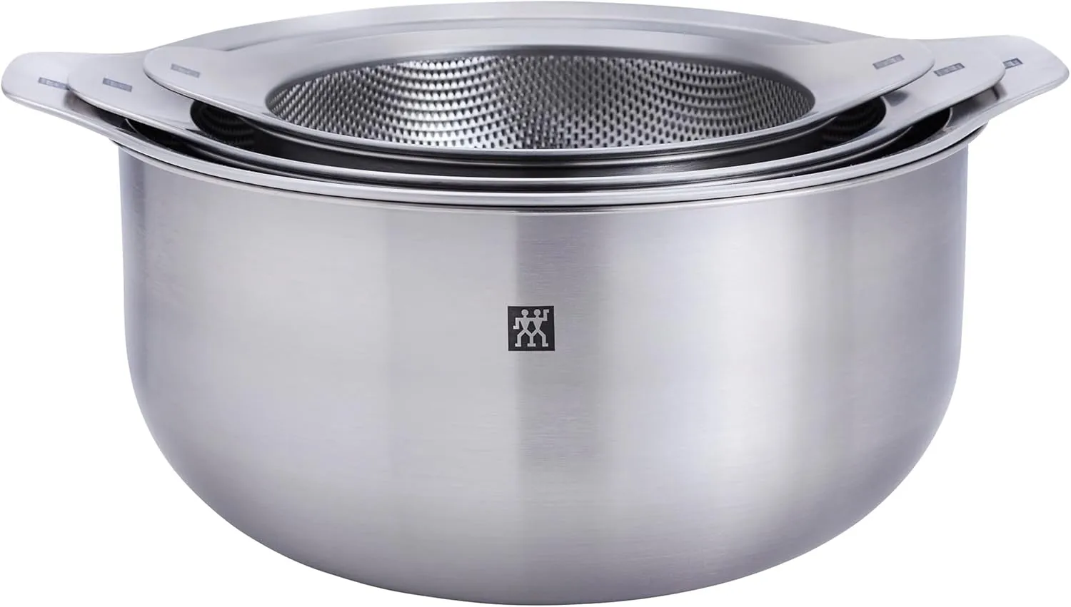 ZWILLING Prep 6-pc Brushed Stainless Steels Nesting Bowls & Strainers Set